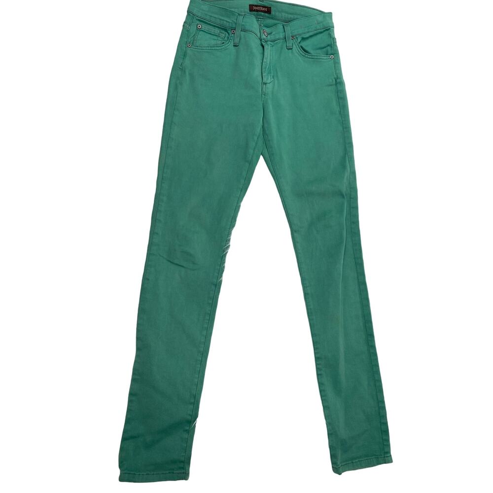James Jeans James Twiggy Skinny Ankle‎ Jean Size 27 Green Modern Clean Girl